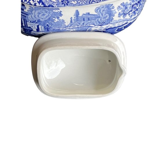 Vintage Spode Italian Blue Teapot 1980's England Estate - Picture 4 of 8